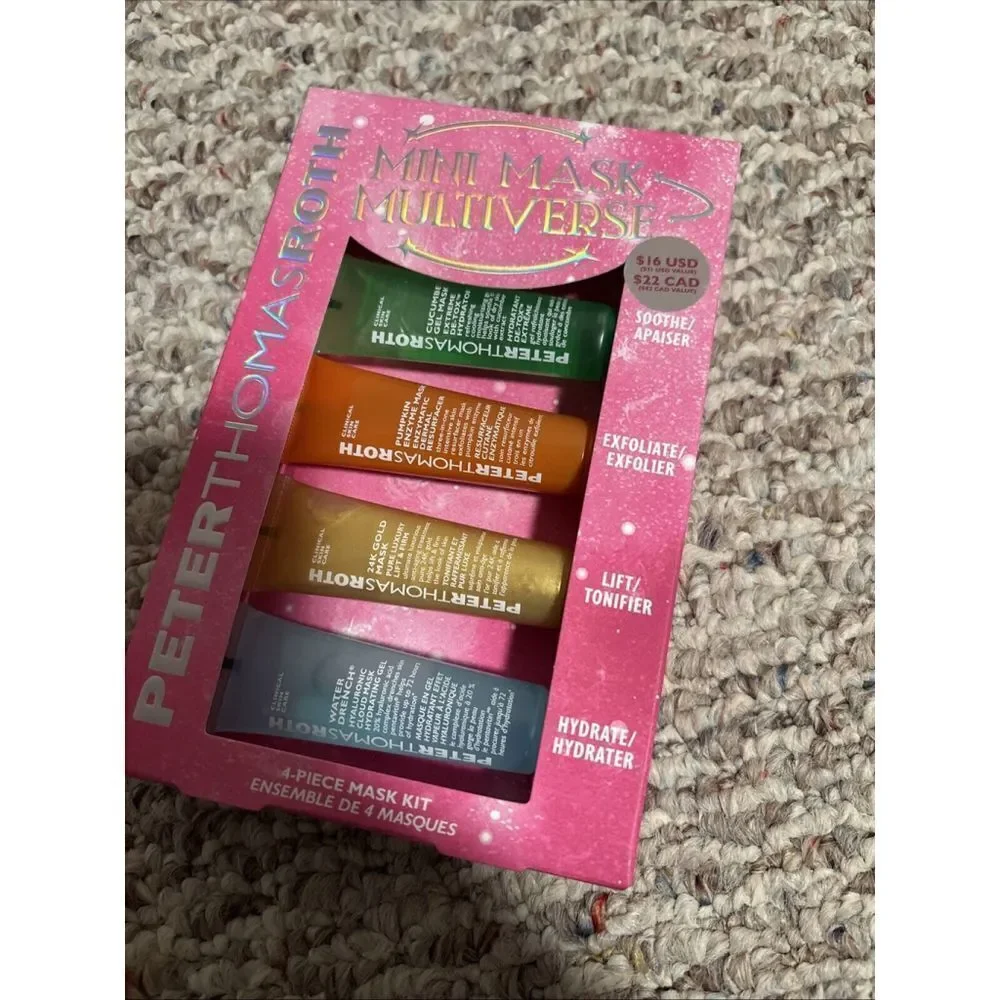 NEW Peter Thomas Roth Mini Mask Multiverse! 4-Piece Face Mask Kit New in Box